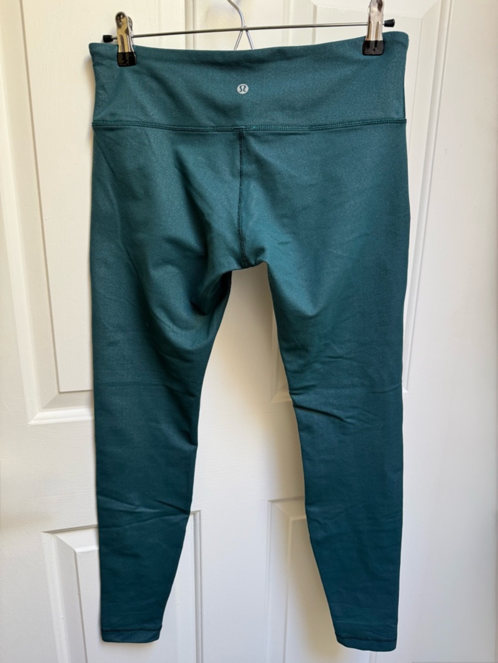 Lululemon athletica Teal Green Thick Full Length Leggings womens size 8 fits 6